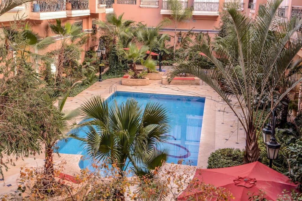 Beautiful, Great Equipped 122 M Holiday Apartment Near Majorelle Garden And Gueliz With Pool Views And A Large Balcony And Terrace Marrakesh Exterior photo