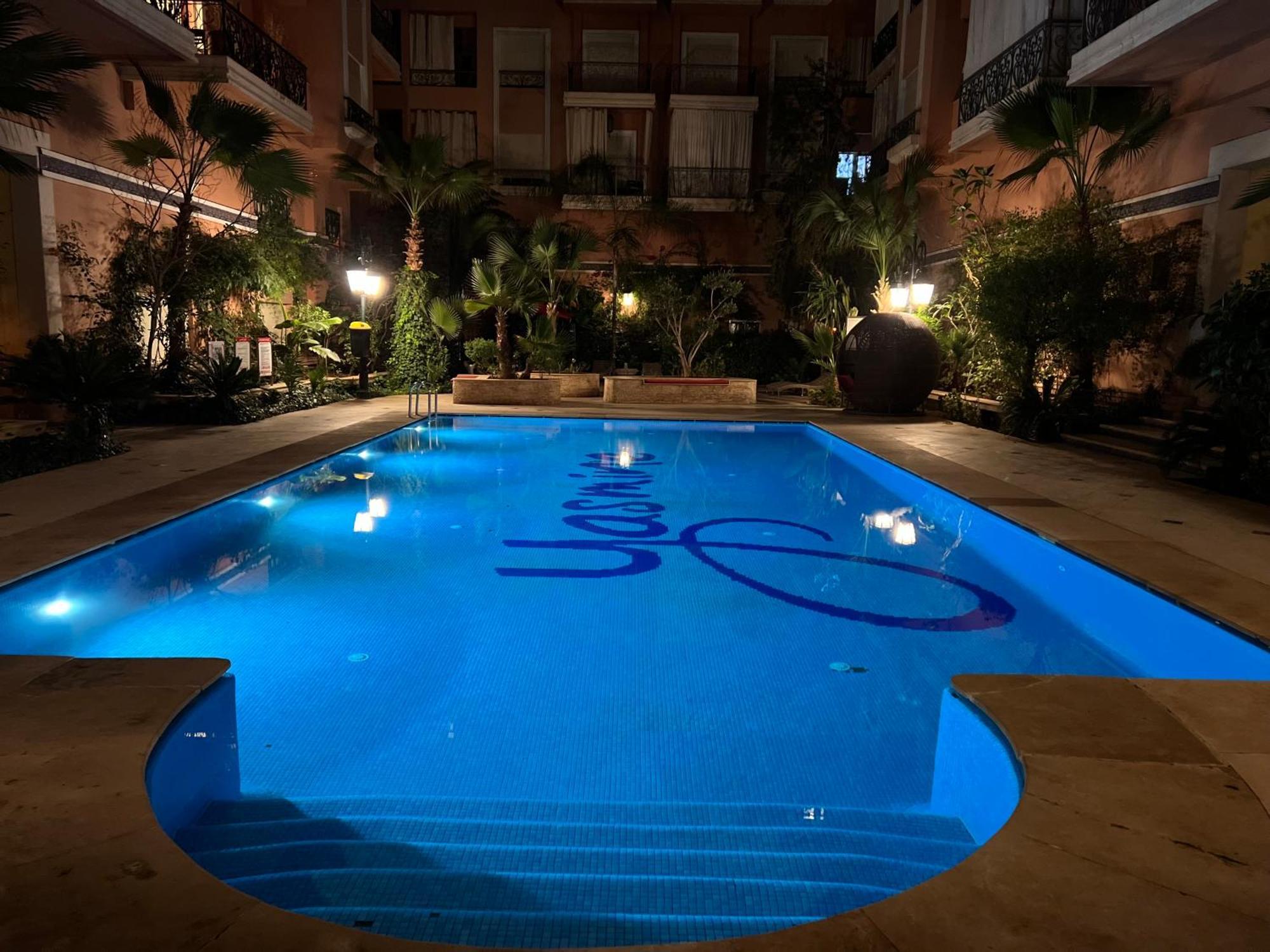 Beautiful, Great Equipped 122 M Holiday Apartment Near Majorelle Garden And Gueliz With Pool Views And A Large Balcony And Terrace Marrakesh Exterior photo